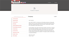 Desktop Screenshot of en.technox.pl